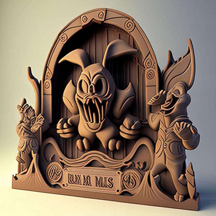 3D model Sam Max The Devils Playhouse game (STL)
